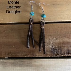 PunchyPaintDesigns leather dangles.